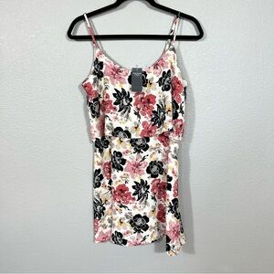 Abercrombie & Fitch Floral Tiered Multicolor Mini Dress Women Size Small